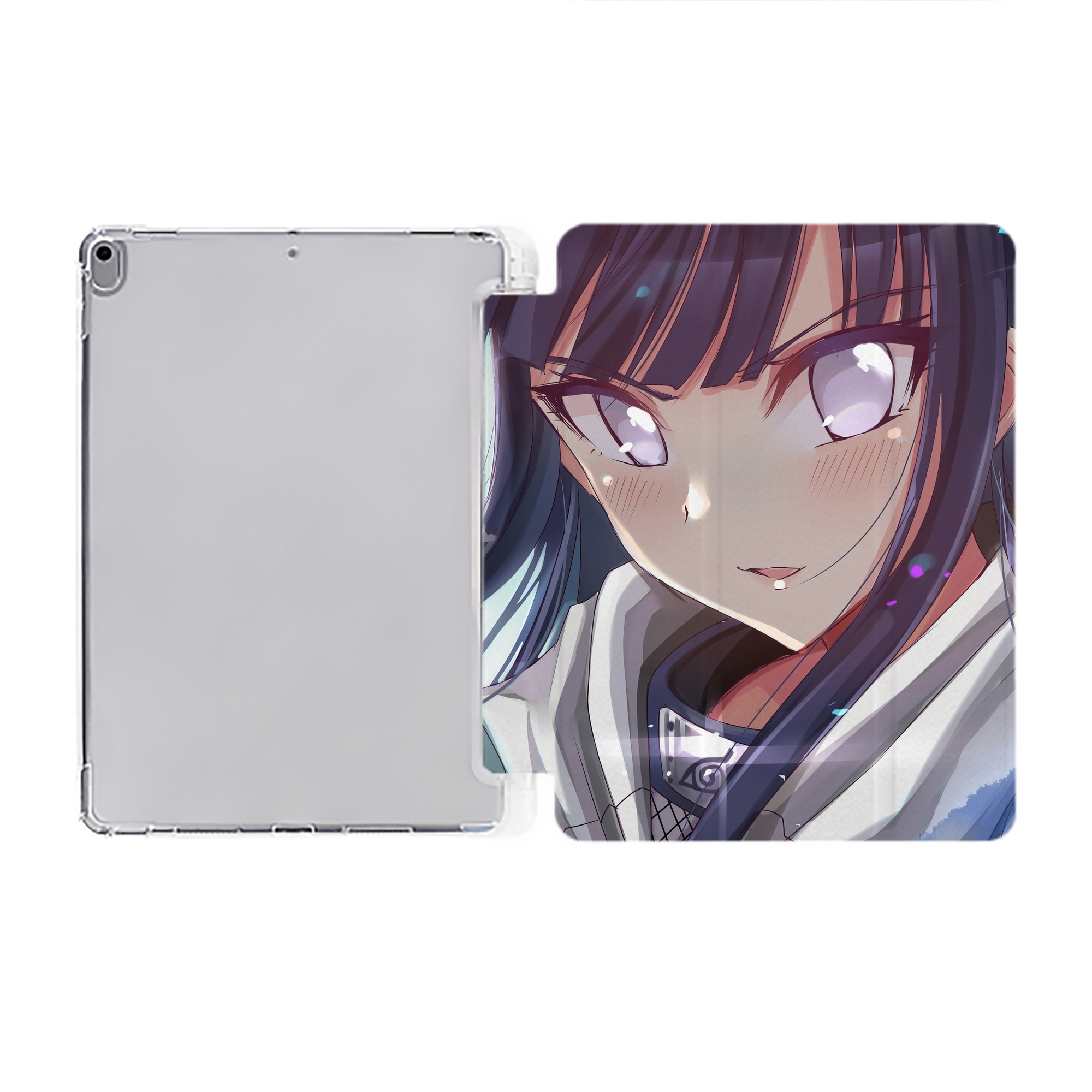 （画像用） NARUTO -ナルト- NARUTO -ナルト- 疾風伝 IPad ケース ペン収納付き 三つ折りスタンド PUレザー×シリコン 対応機種9.5/10.5/10.9インチ